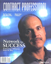 Joe DiNunno on Cover of Contract Professional Magazine